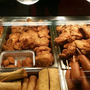 Fried deli food