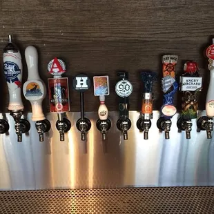 16 beers on tap!