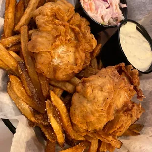 Black and Tan fish and chips