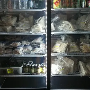 a refrigerated display case