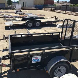 A few of the trailers we have for rent