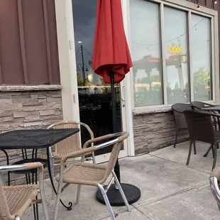 Part of the patio