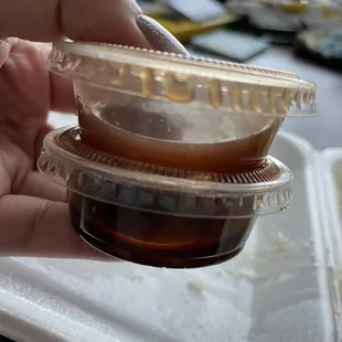 Katsu and teriyaki sauce