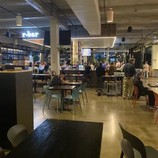 Indoor seating area
