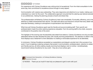 Culinary Excellence Catering