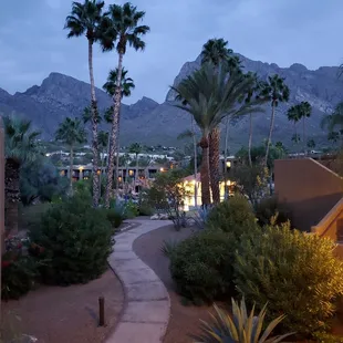 View from the breezeway connecting building 4 to the main building.
