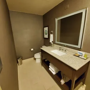 King room with a sofa bed: bathroom.