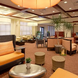 Start your day off with some complimentary coffee from the lobby.