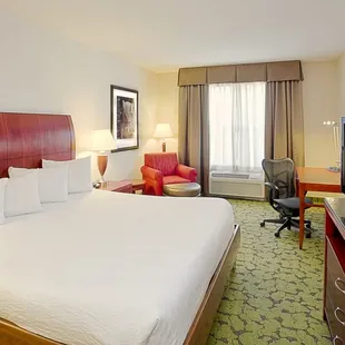 Our guest rooms are highlighted by modern amenities including HD TVs and free WiFi.