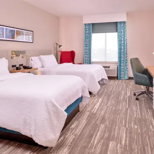 Spacious guest rooms