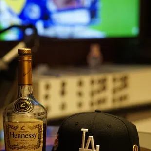 Hennessy &amp; some YoUTube on their smart TV at the hotel room "Let's go LA RAMS" *7/26/22