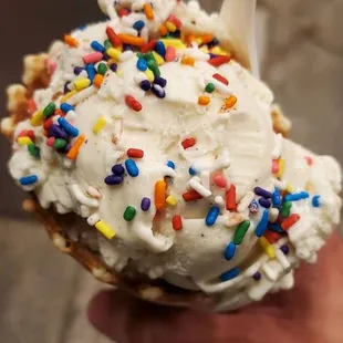 $9.00 ice cream from Hilton before tax. Charged me an extra $.30 for sprinkles. Insane.