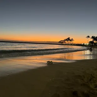 Sunset before the fireworks show