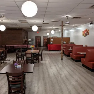 an empty restaurant