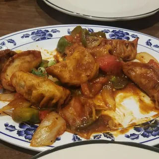 Chili chicken Momo