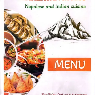 Menu, front