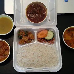 Mutton thali