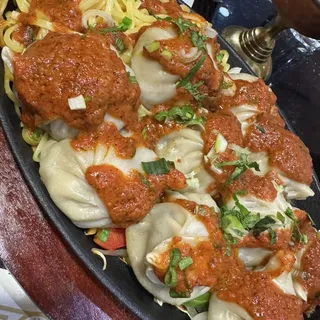 Sizzler Lamb Momo Special
