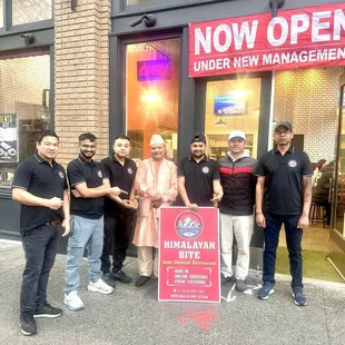 with owners &amp; staff