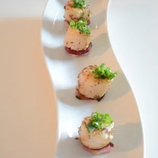 Scallup with beetroot