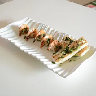 Shrimp Scampi with French Beget Garlic Bread