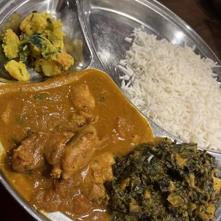 A. Saag Aloo Lunch Special