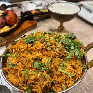 14. Lamb Biryani