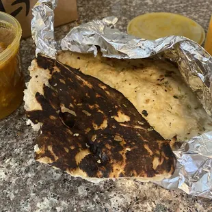 Burnt Garlic Nan