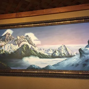 Great Mt Everest Wall art from Indian/Nepalese painters