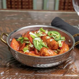 Fry chicken Chilly Momo