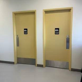 Unisex restrooms