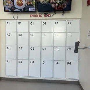Pickup lockers