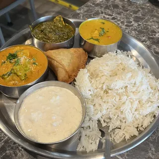 Veg Thali for 1