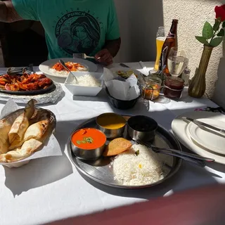 Tandoori chilli shrimp