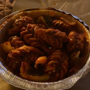 CHICKEN CHILLI MO MO