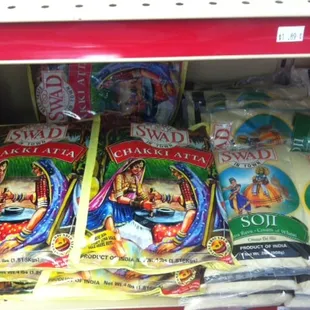 We have flour and rice.