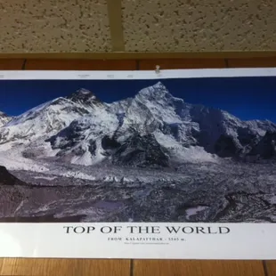 "On top of the world"