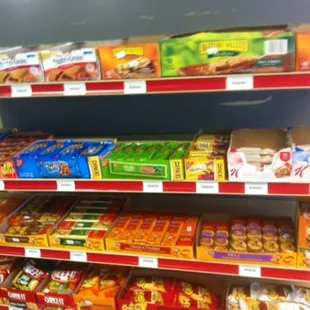 Some morning breakfast snack items.