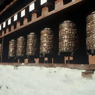 Buddhist Prayer Wheels