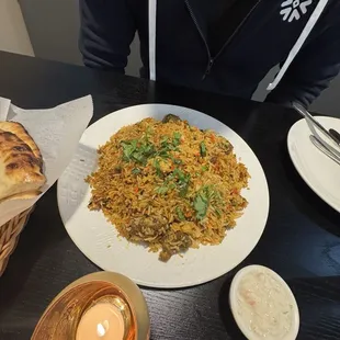 Lamb biryani