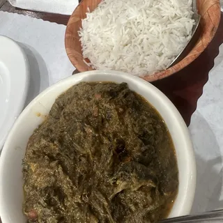 Lamb Saag Meat