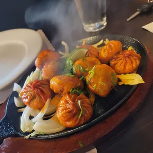 Sizzler chicken momo