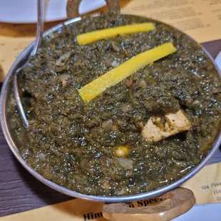 Saag tofu