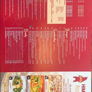 New Menu!!