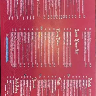 New Menu 2024!!