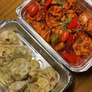 Vegetable MoMo  Chili MoMo