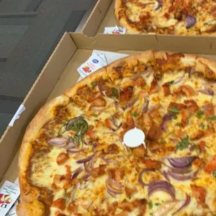 pizza, food