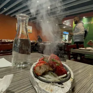 Chicken on the cast iron with onions  Top notch!!