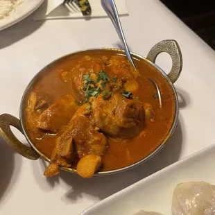 a plate of food on a table