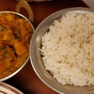 Fish Tandoori w/ White Rice